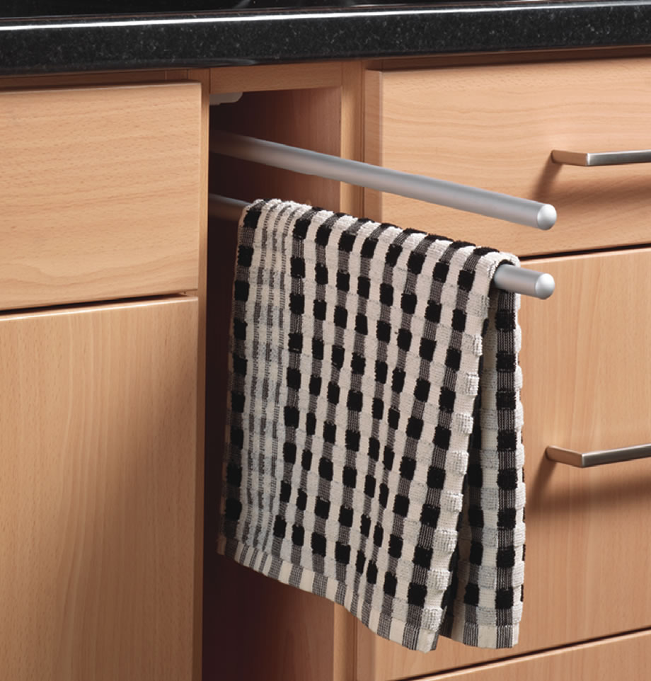 Twin Towel Rail Alloy