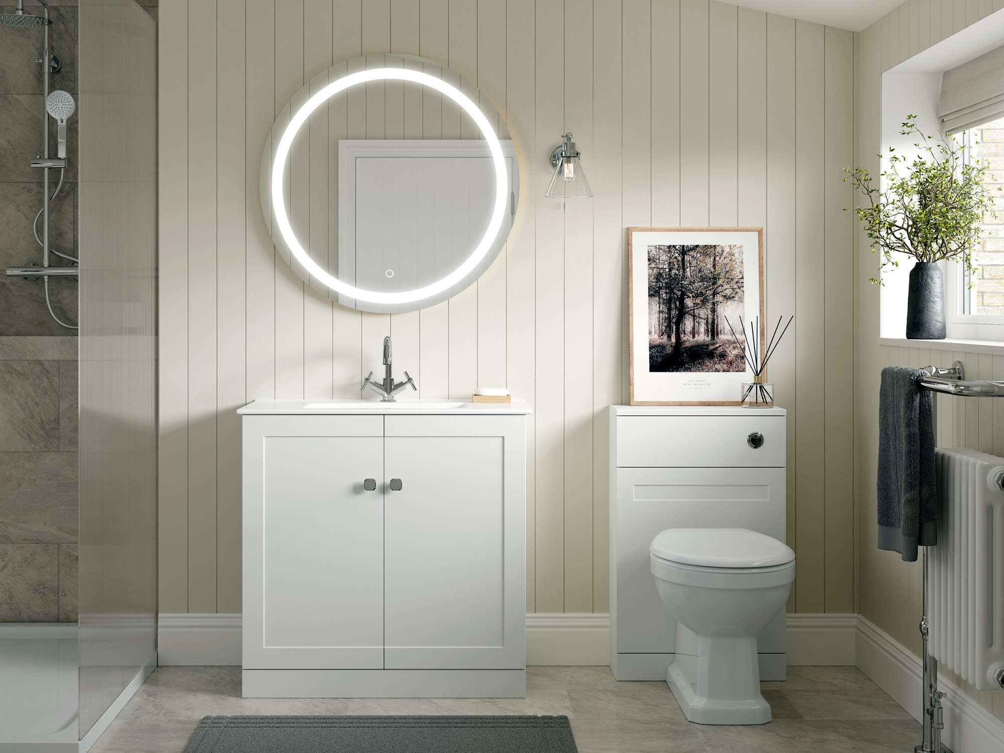 Mayfair White Bathroom