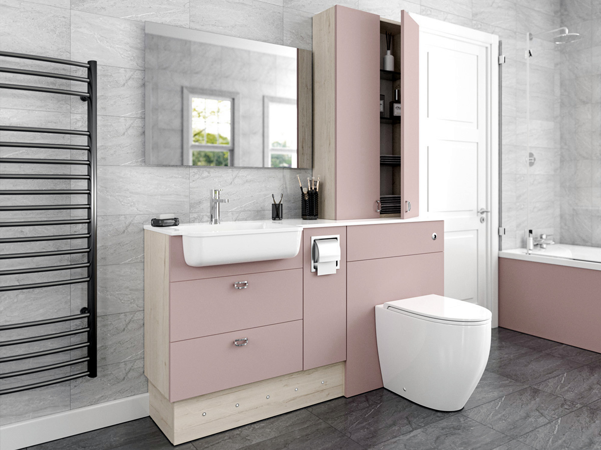 Space Metro Rose Bathroom