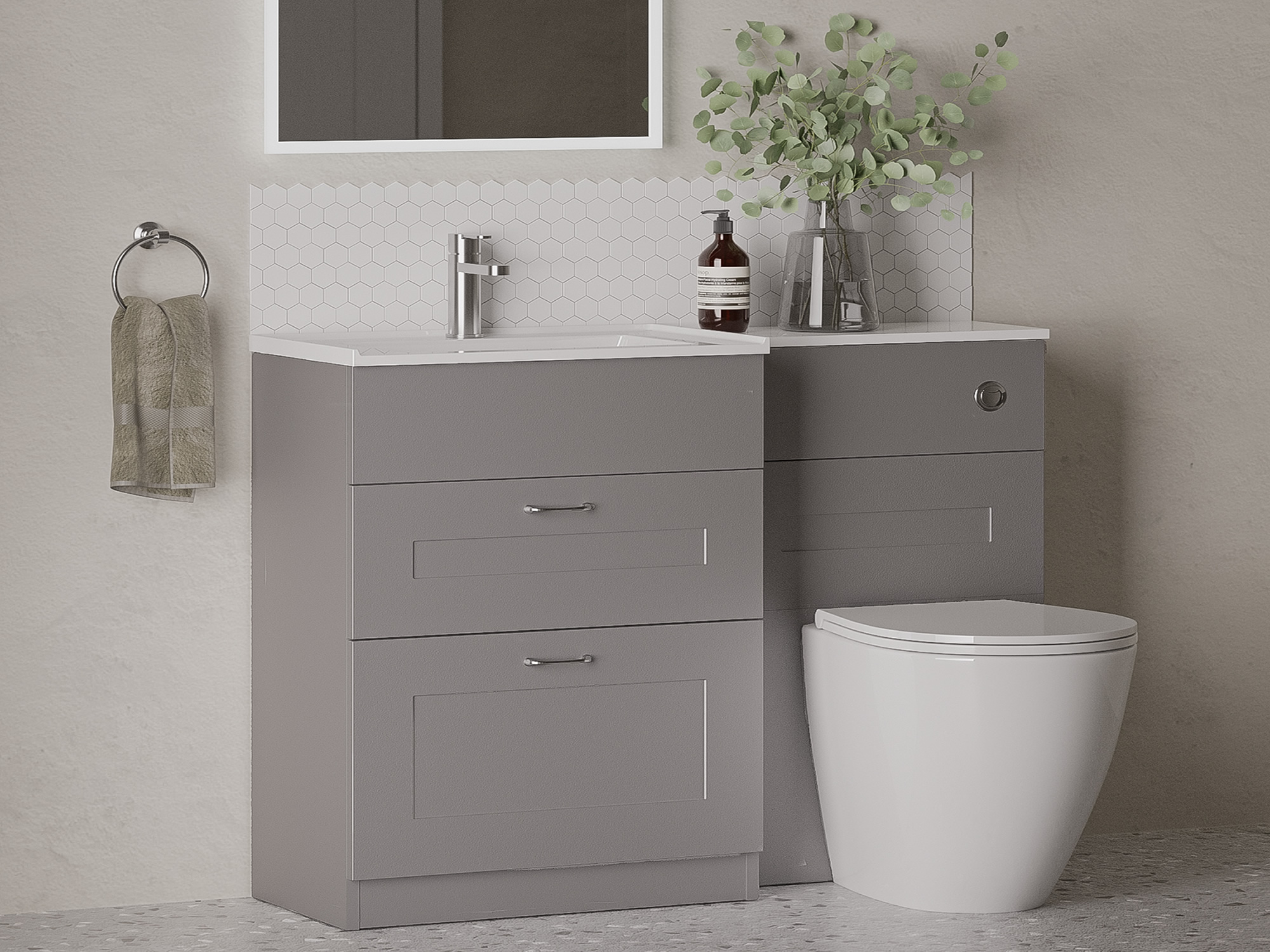 Style Daresbury Dust Grey Bathroom