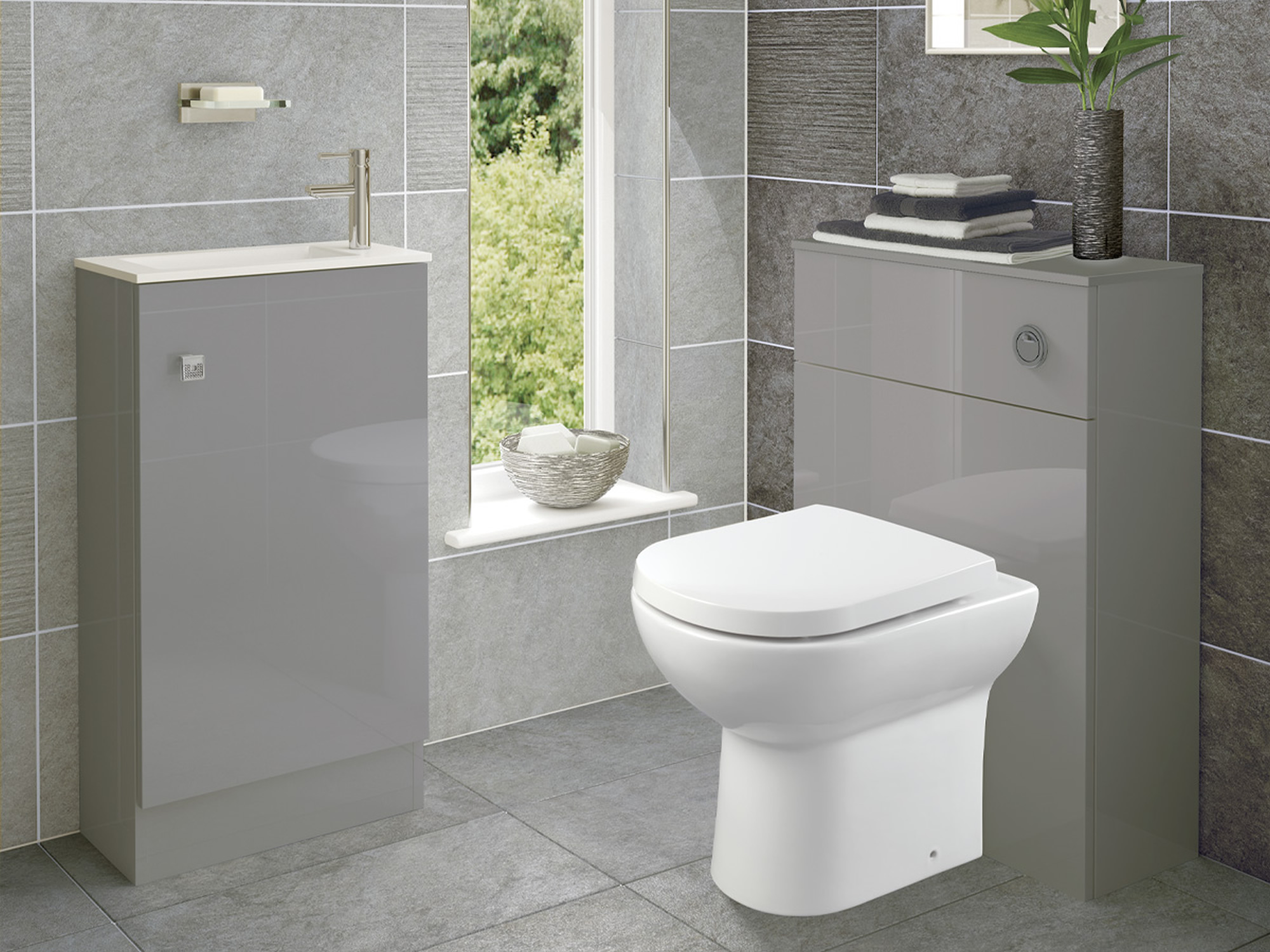 Style Image Grey Mist Bathroom