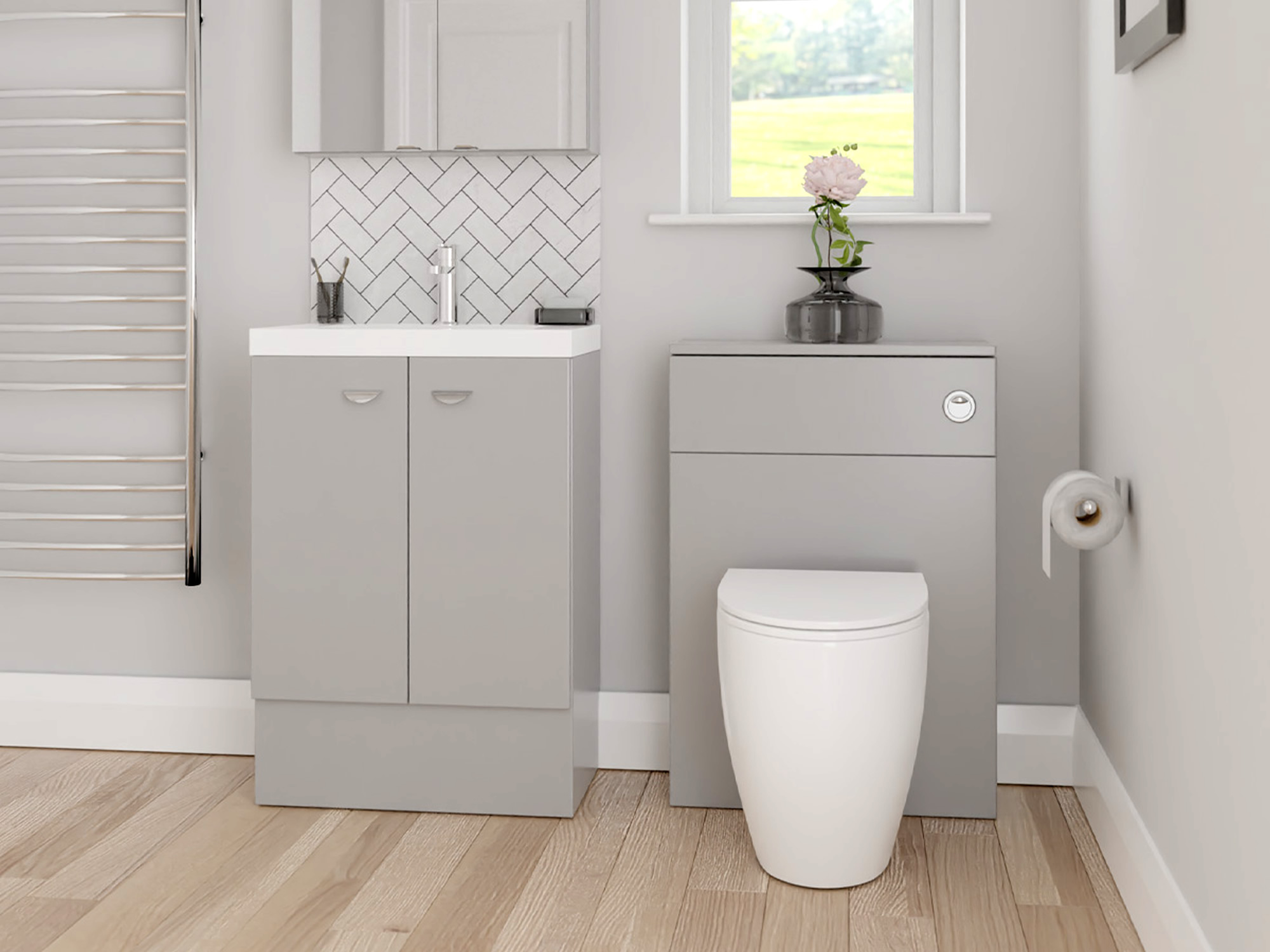 Style Metro Grey Mist Bathroom