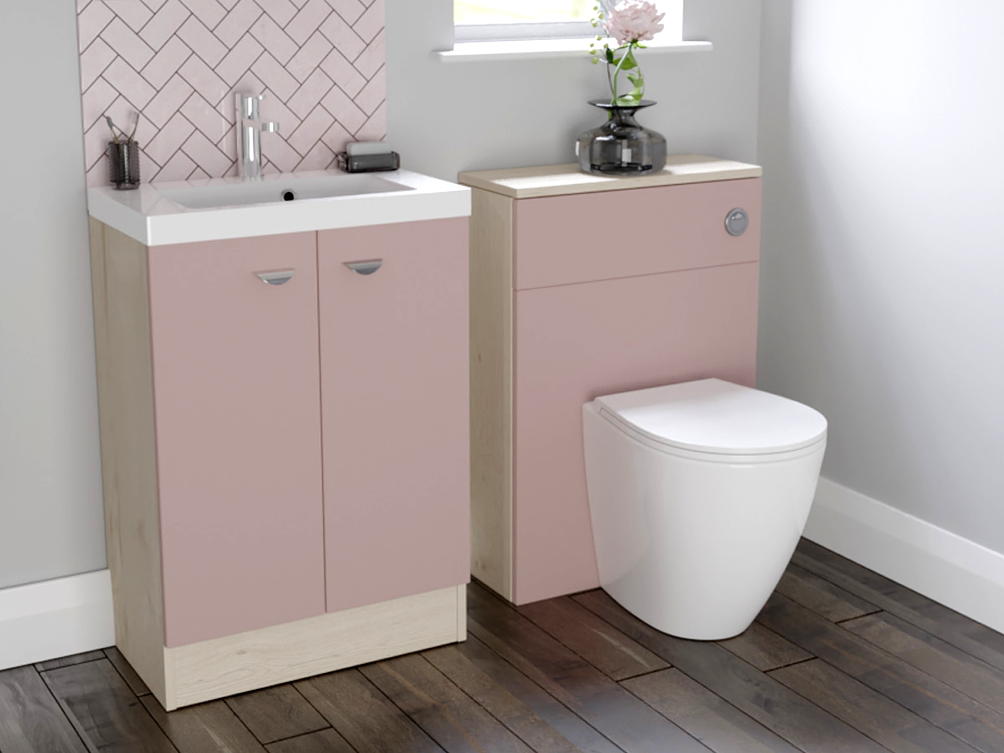 Style Metro Rose Bathroom