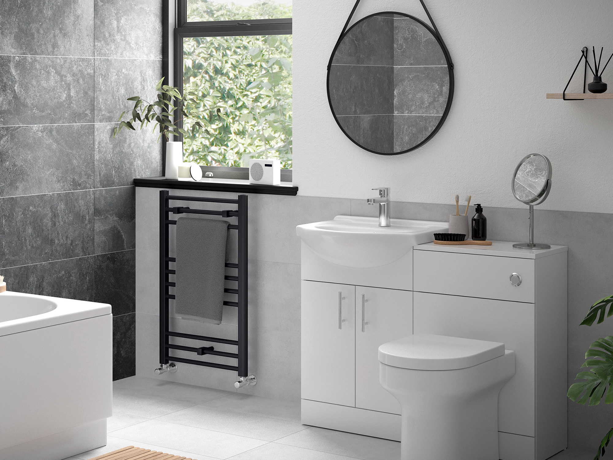 Vista White Bathroom