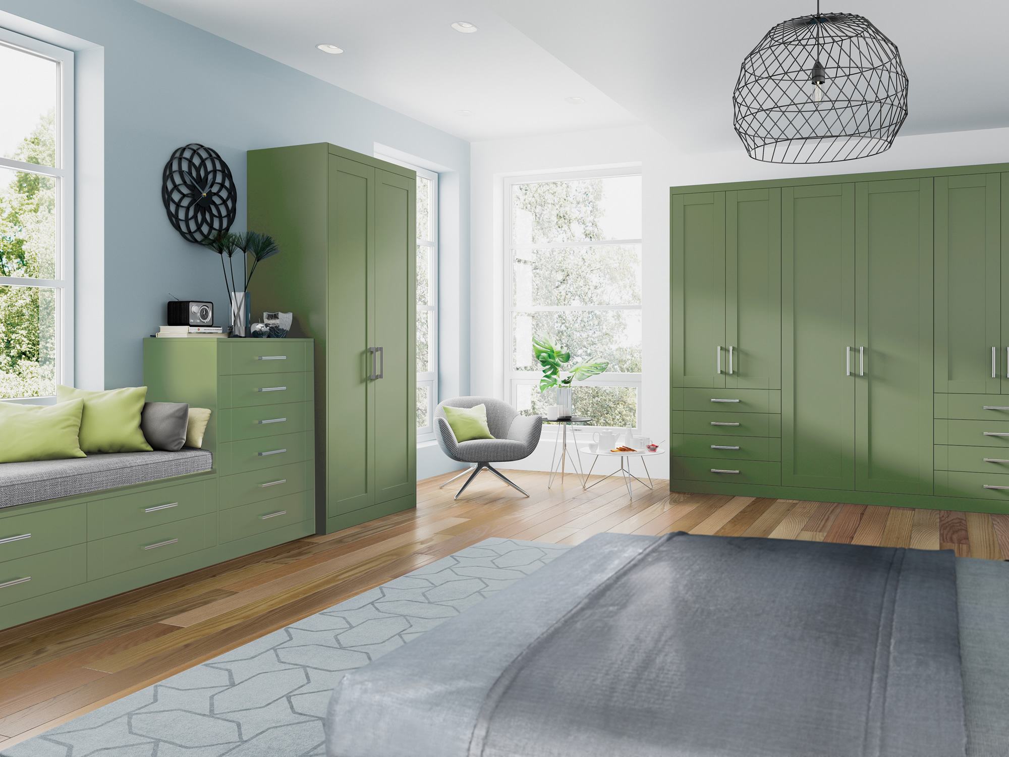 Pendle Reed Green Bedroom