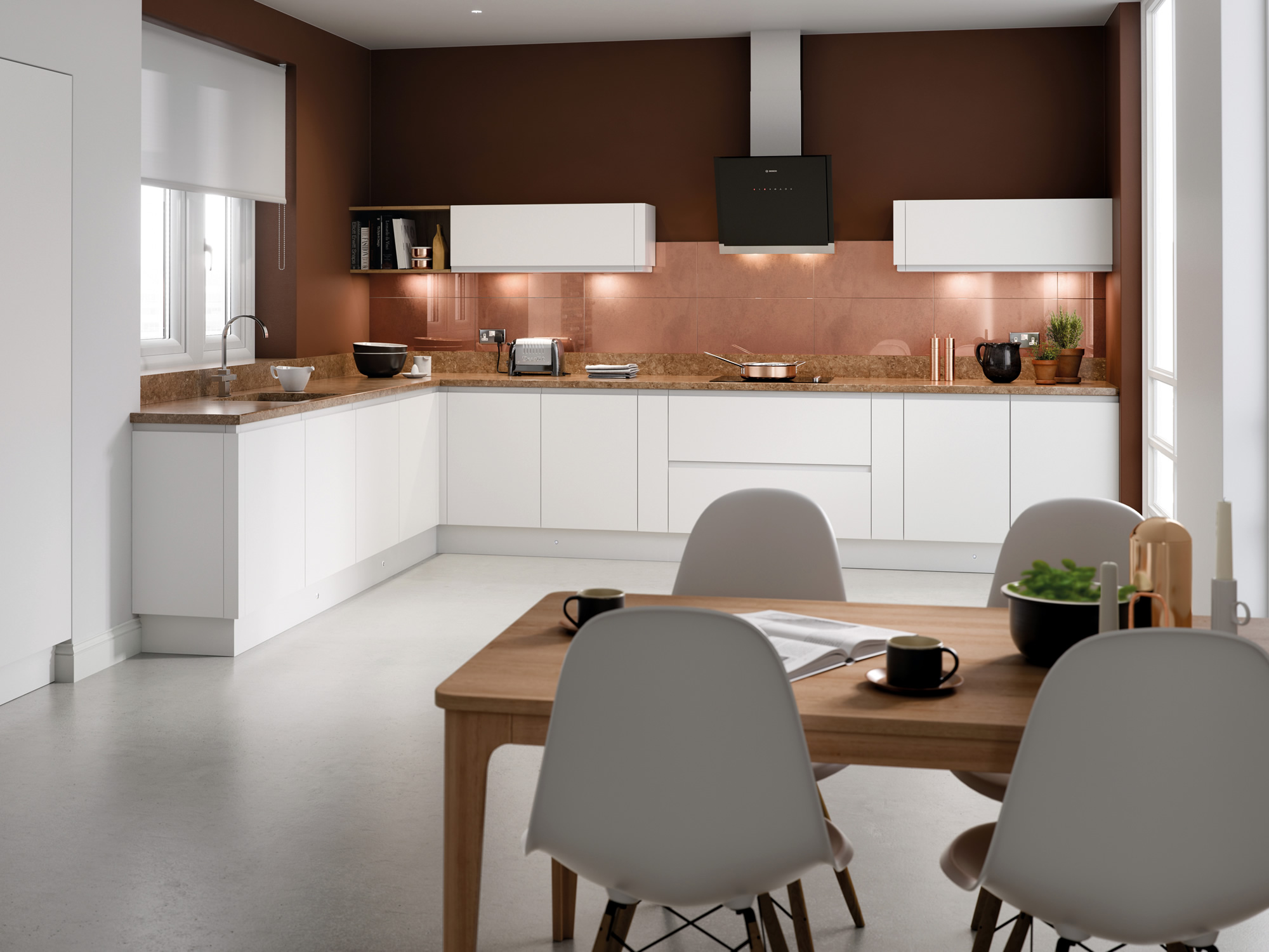 Lucent-M White Kitchen