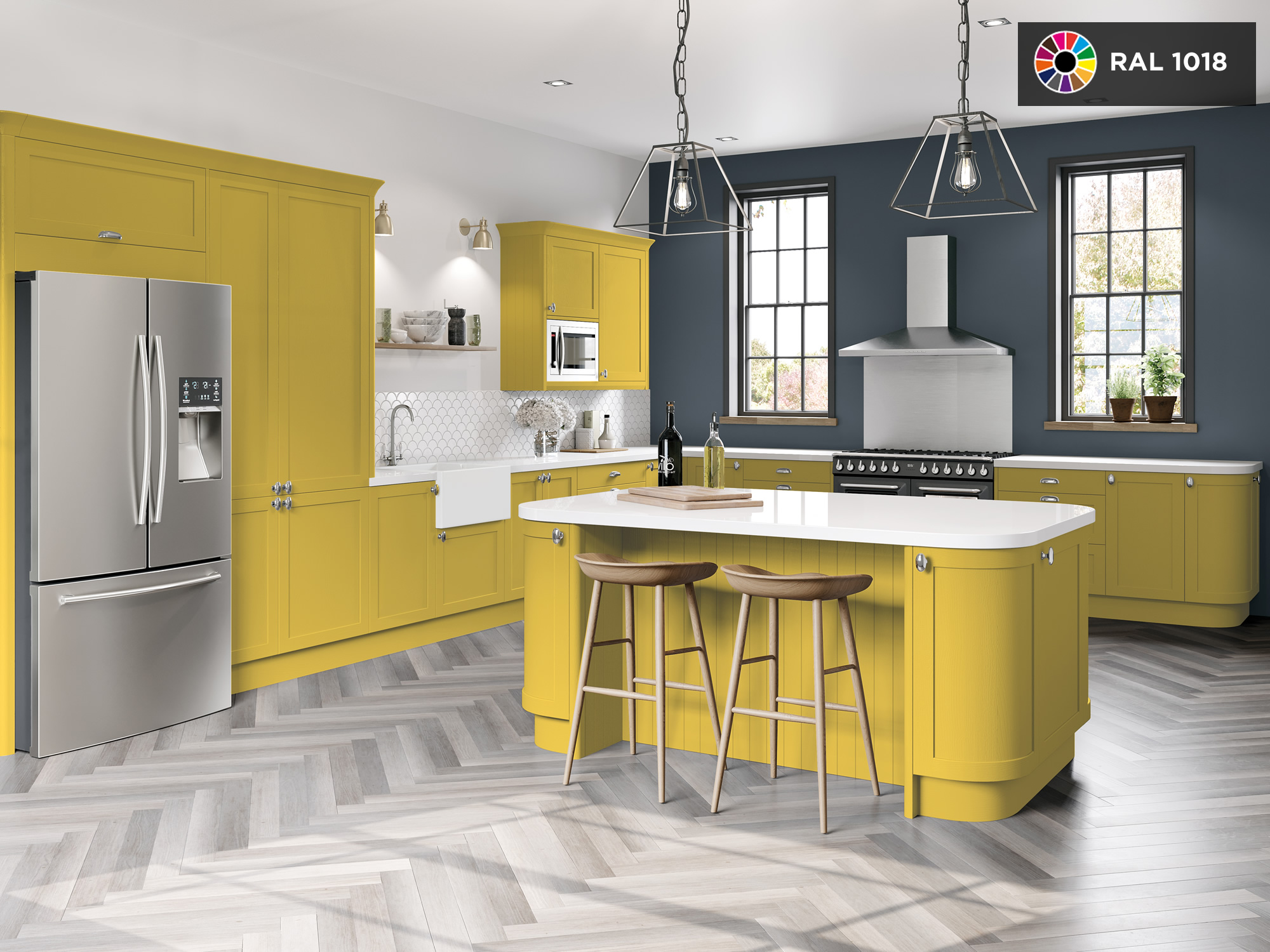 Grantham Dusty Pink Kitchen